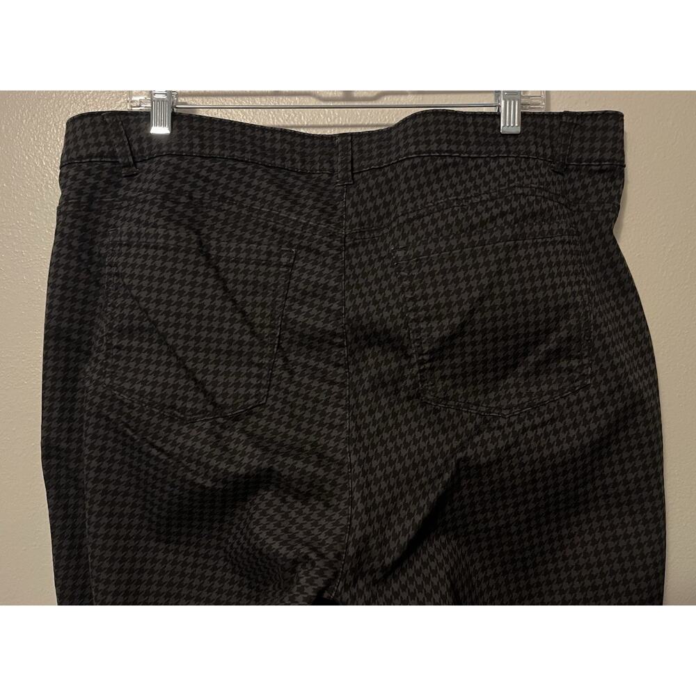 Democracy Ab Technology Houndstooth Pants Slim Fit Women’s Size 20 W Ankle Pant - Picture 5 of 10